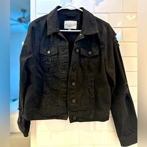 Distressed Jean jacket